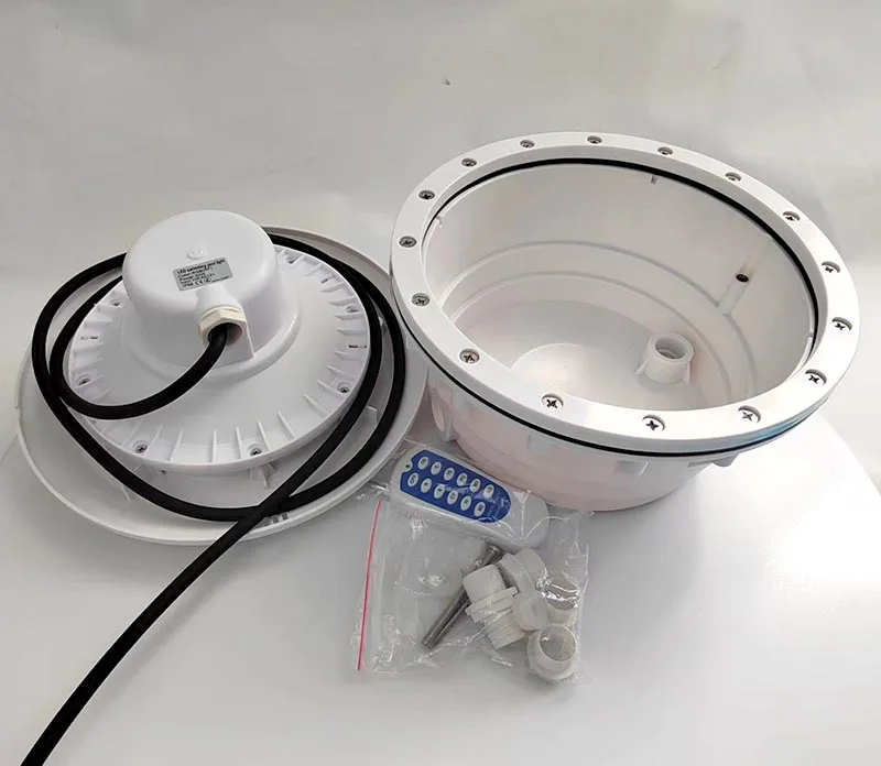 IP 68 12W 18W 24W 36W  Recessed Led Swimming Pool Light ABS RGB control underwater lamp par56 underwater light for swimming pool