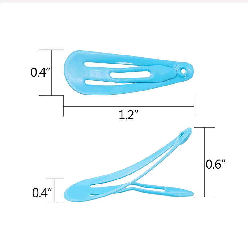 3cm Mini Simple Spraying Barrettes Baby Hairgrips Metal Snap Hair Clips  kids hair clips