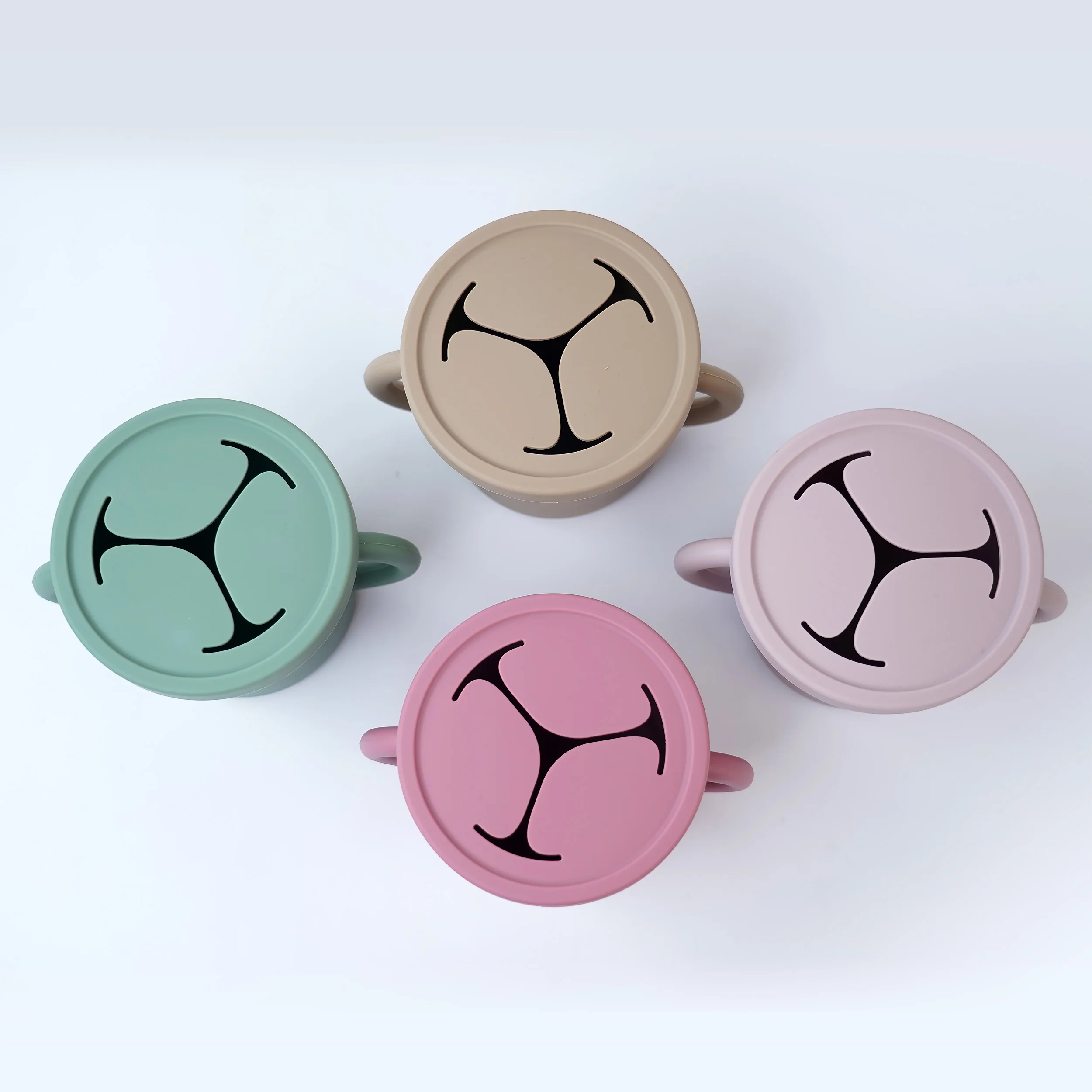 Baby Toddler Age 0-12 Months Food Usage Portable Silicone Snack Cup