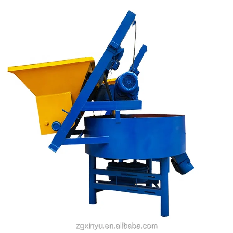 Low Price Concrete Mortar Pan Mixer Vertical Mixing Shaft Concrete Mixer Machine for Ready Mixed Beton Concrete