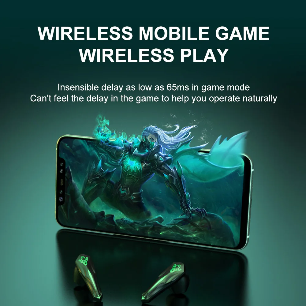 New Product In-Ear Earphone Headset Headphone Fone De Ouvido Auriculares TWS Wireless Noise Reduction Earbuds Gaming Headset