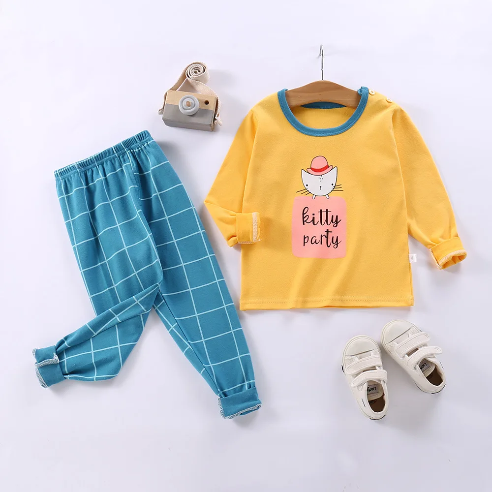 Wholesale Kids Sleepwear Boys Pyjamas Sets Kids High Quality Pijamas Custom Children Pajamas Sets