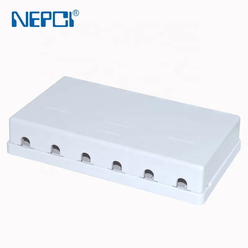 Nepci завод сетевая Соединительная коробка XJY-NE-140 8 портов пустой Ethernet RJ45 Keystone для
