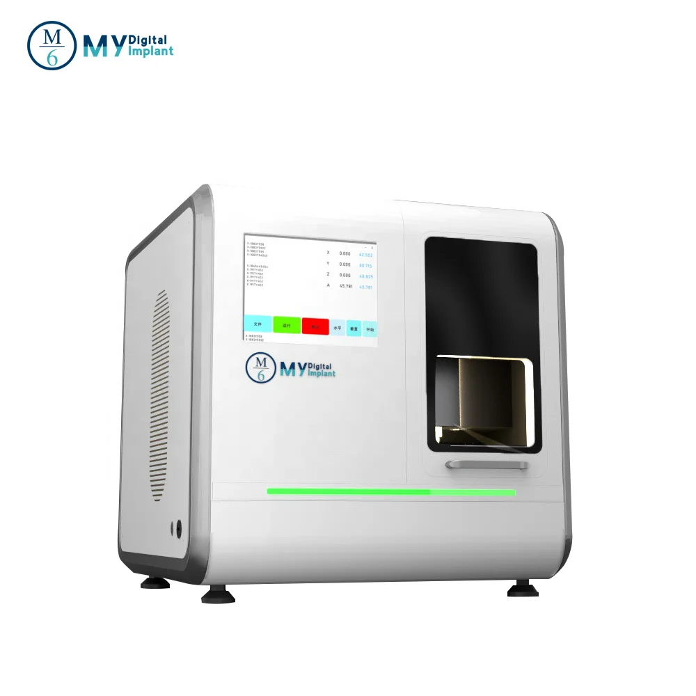M6 Dental Lab CADCAM Solutions Imes Icore Arum Premilled Custom Abutment Milling Machine  T4 Pro Mill