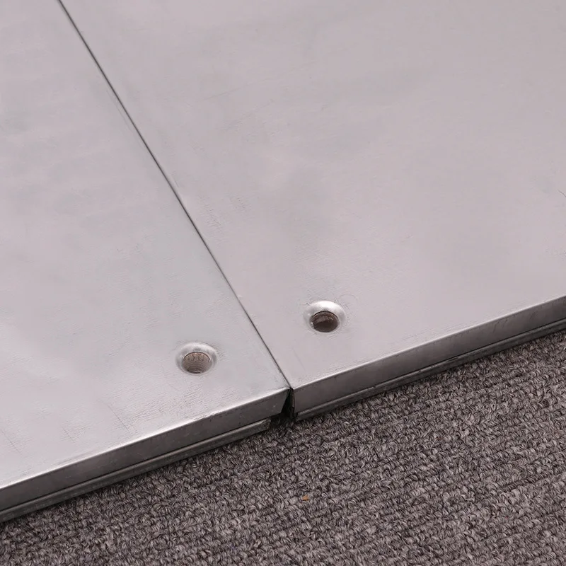 Metal Adjustable Raised Floor Support Access Panel Calcium Sulphate Anti-Static Raised Floor