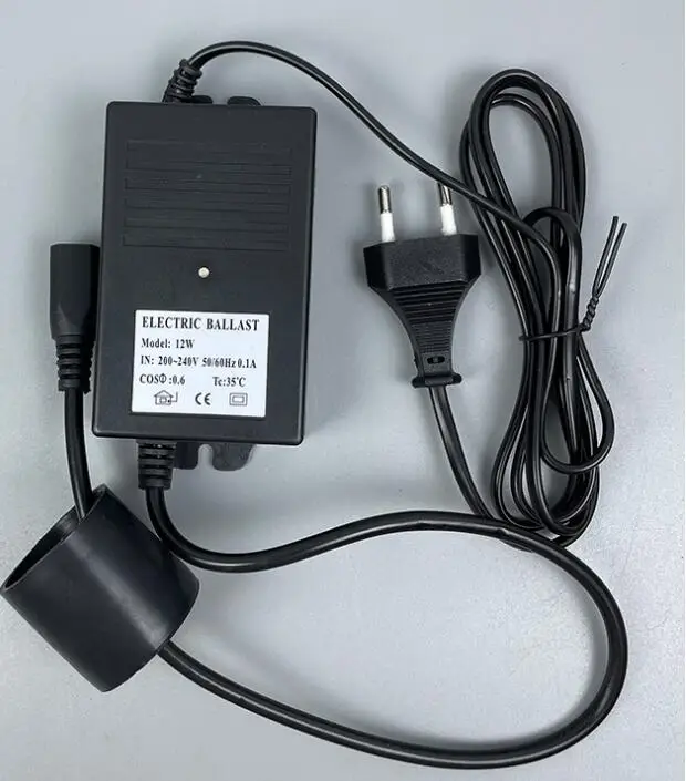 6w 12w 21w 39w 55w uv lamp electronic ballast with plug and 4P socket  uv sterilizer ballast  submersible uv ballast