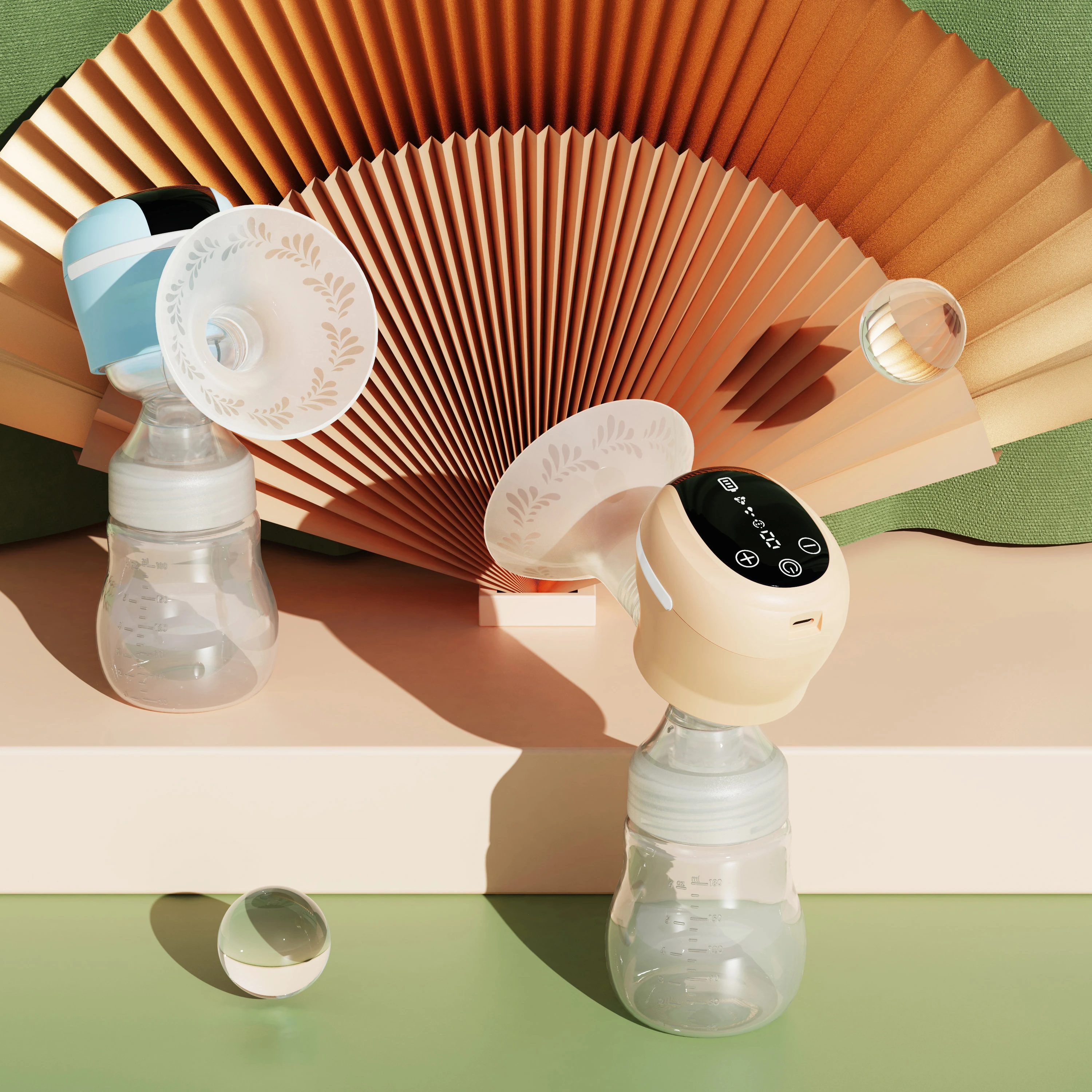 Carebao Factory Supply Rechargeable Portable Breast Pump New Electric Breast Milk Sucking Pump BPA Free Variable Flow