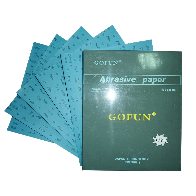 9'x11' Aluminum Oxide grain sand paper sheet for wood, metal, wall