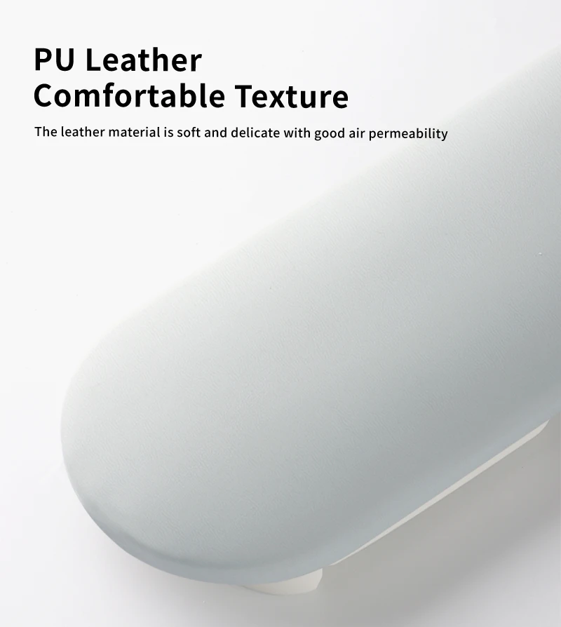 Custom Logo High Quality Washable PU Leather Manicure Hand Pillow Cushion Plastic Arm Rest for Nail Tools for Salon Use