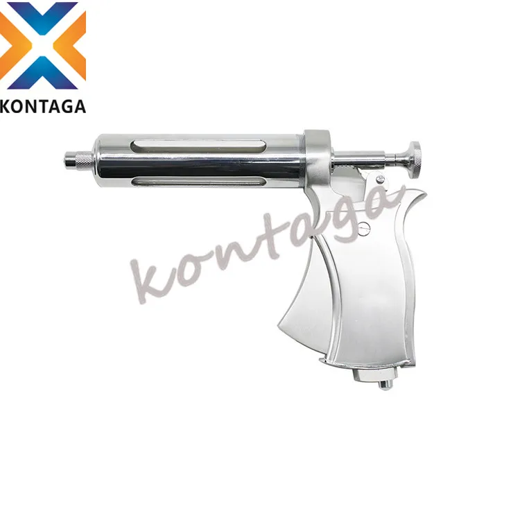 wholesale good quality veterinary automatic feeding adjustable and continuous syringe animal injector  injection