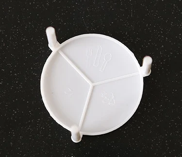 Wholesale disposable plastic pizza tripod saver pizza stand for pizza delivery