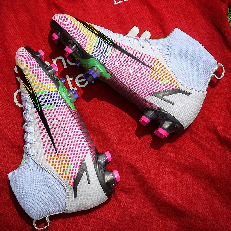PDEP high quality shoes football for men bretheable long nail grass sports soccer