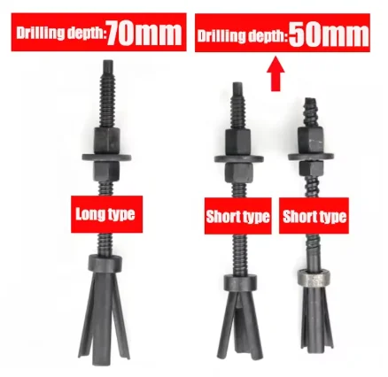 Factory Manufacturing Direct Sales Anchor Expansion Bolt Diamond Drilling Machine Accessories Two Pieces Rhinestone Expansion