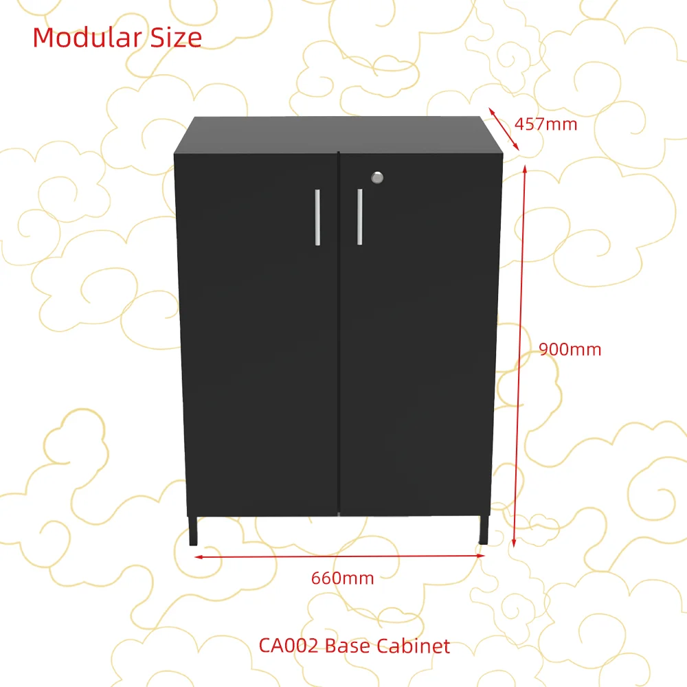 Garage combination cabinet slat wall storage system cabinet steel modular cabinets