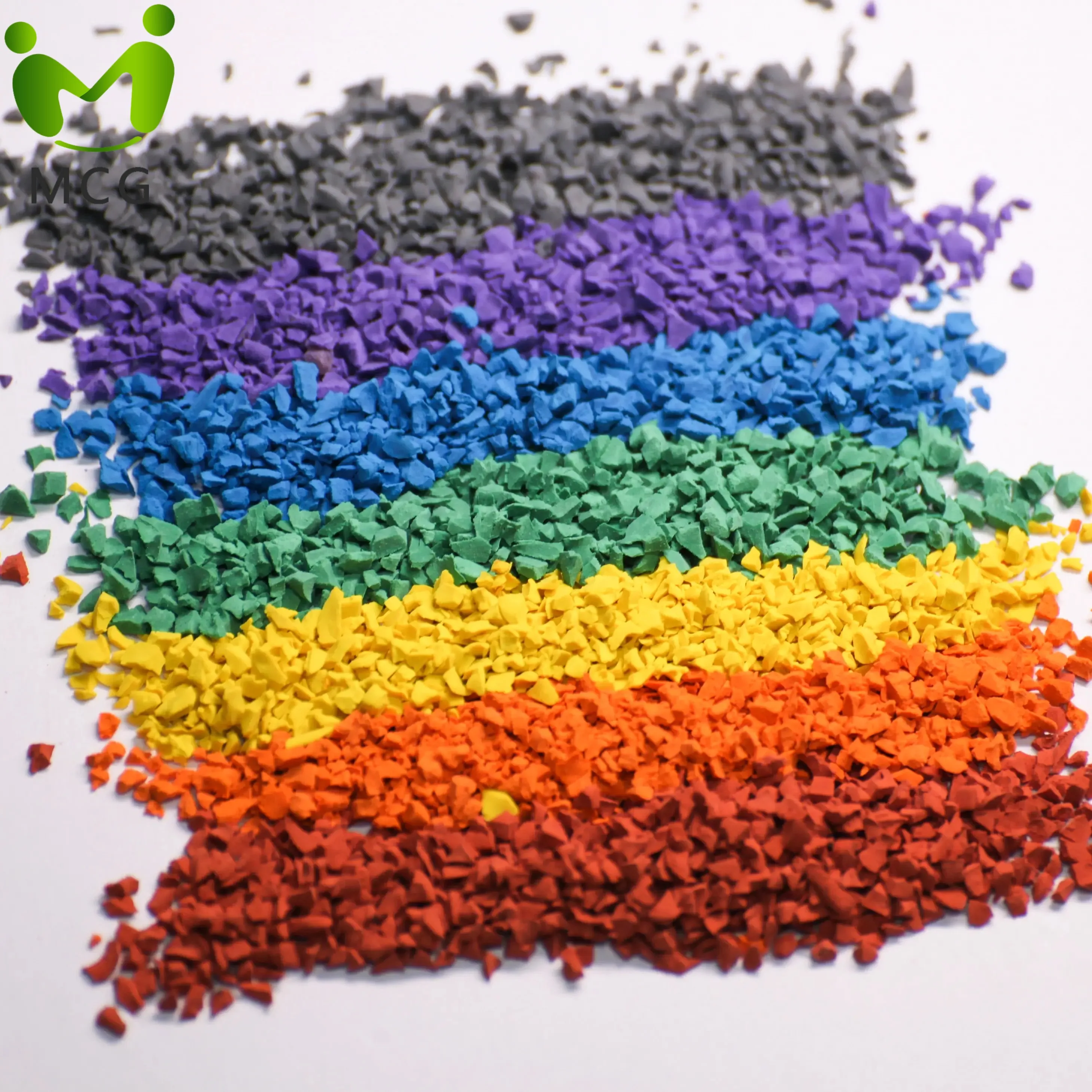 Factory Sales Environmental Coloful EPDM Rubber Granules For school Playground