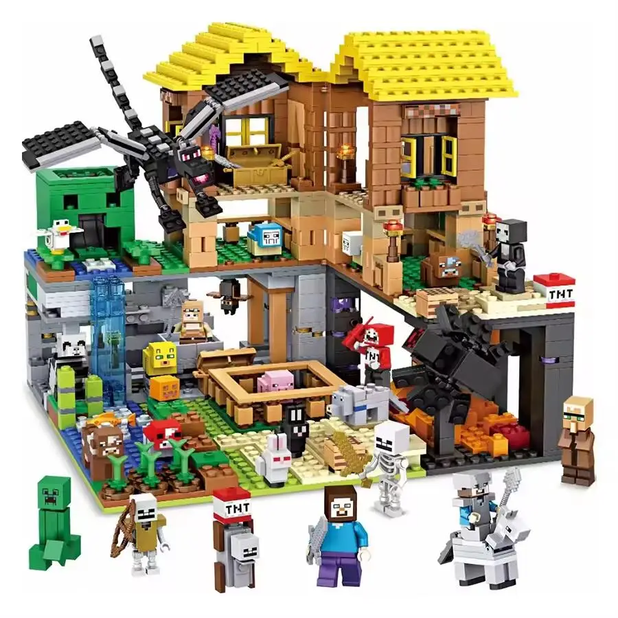 Электрические строительные блоки игрушка автомобиль Moc дом