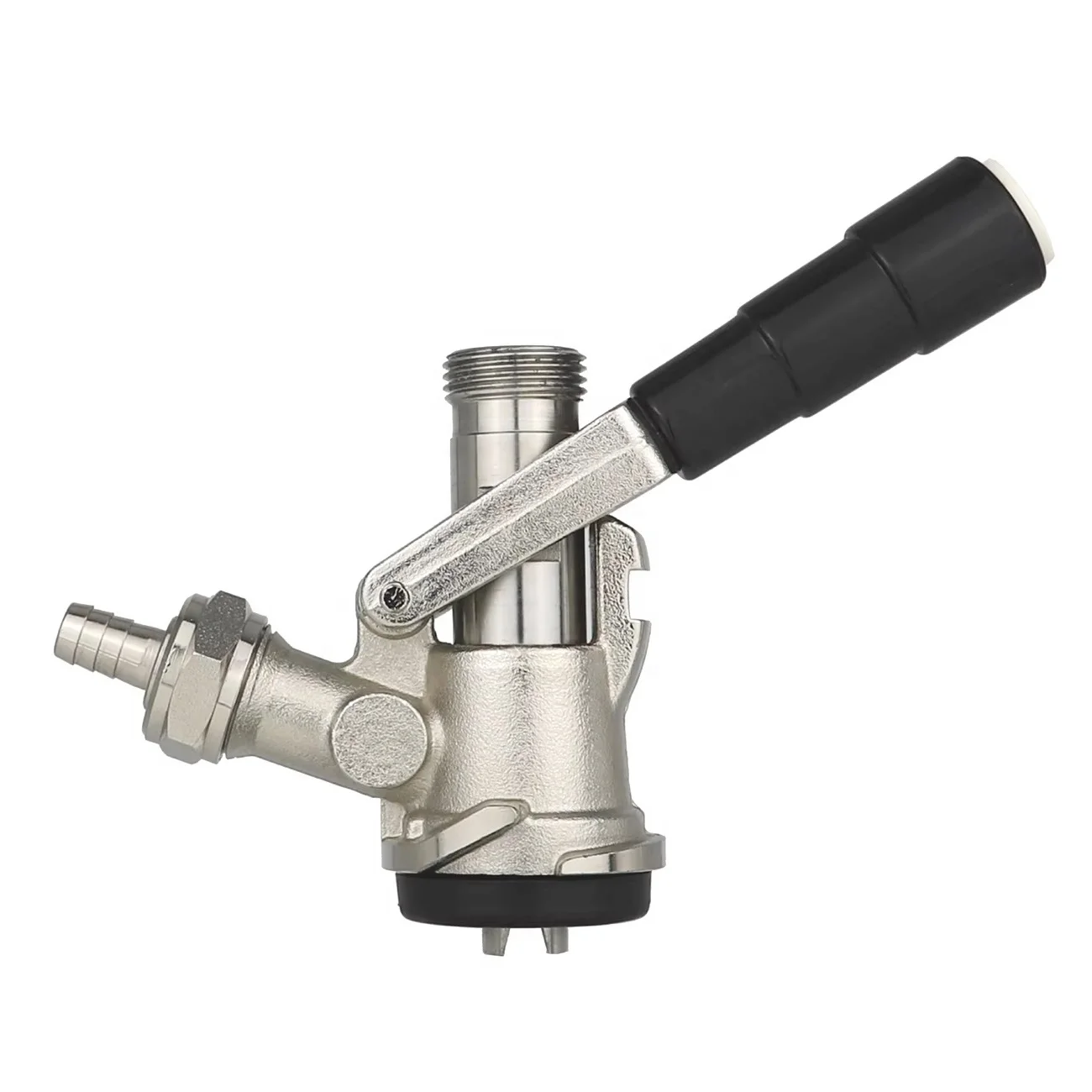 Homebrew Accessories Brass Nickel Plated S System Keg Tap Faucet Coupler With Pressure Relief