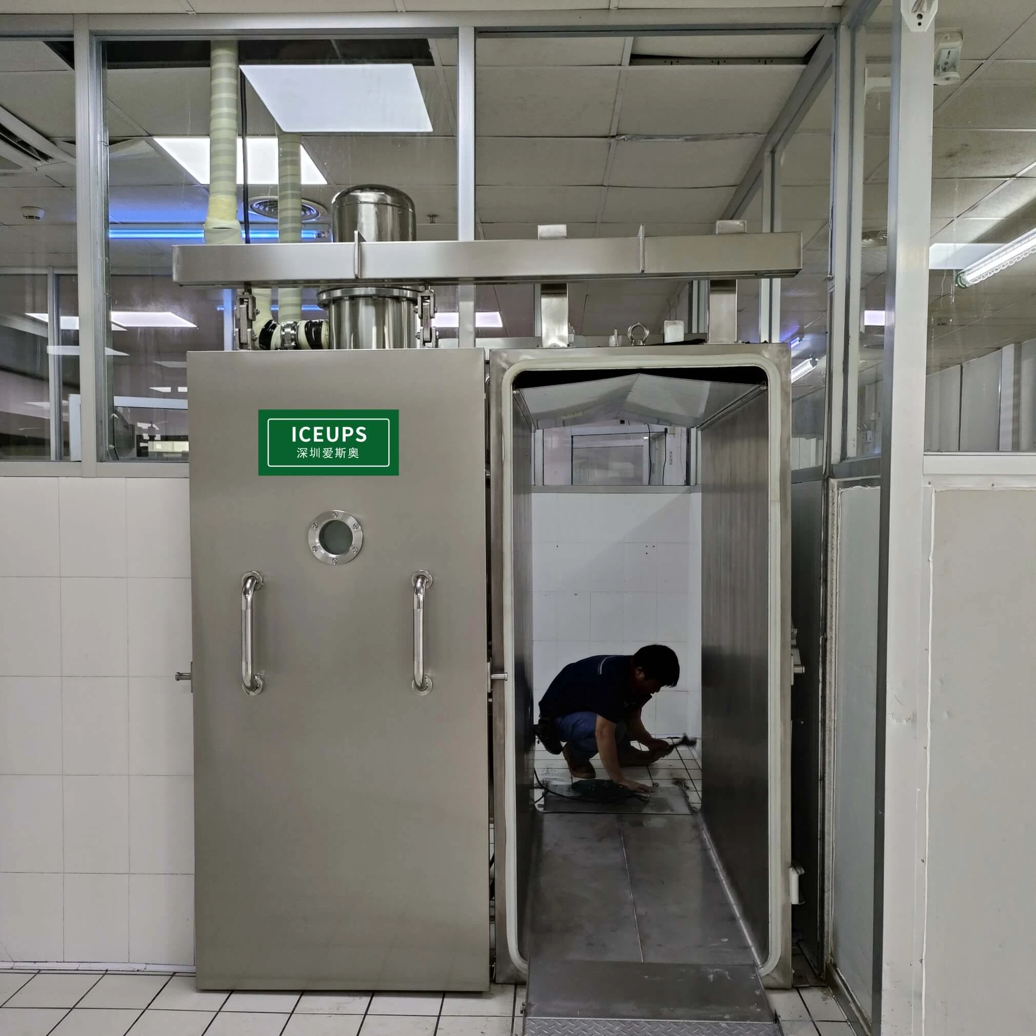 100kg/time Precooling Vacuum Cooling Machine, Vacuum Cooler For cooked food and bakery food.