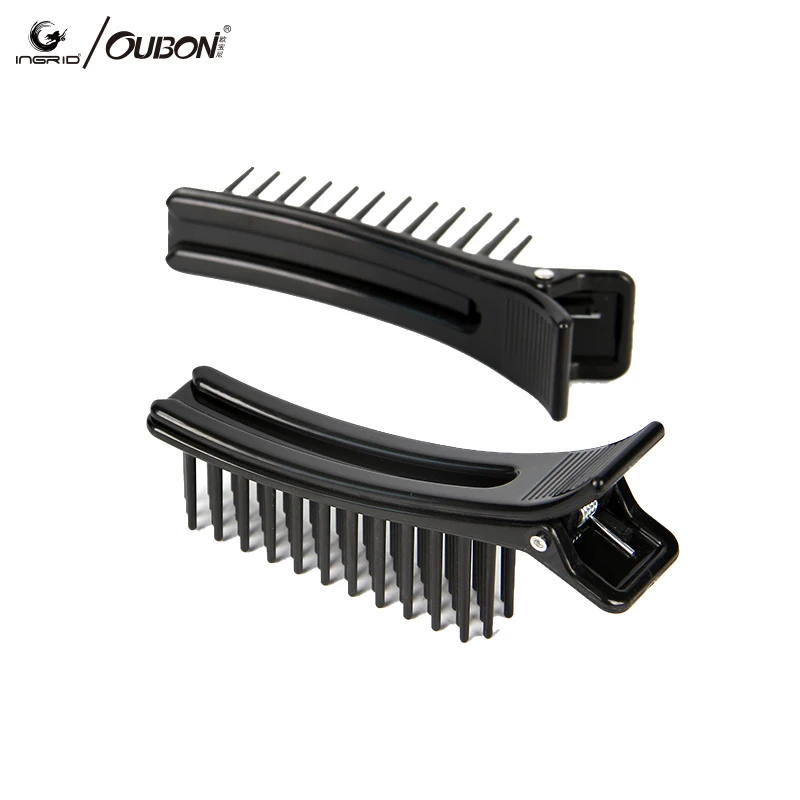 Plastic Hair Clips Hairdressing Clamps With Comb Hairpins Clamp Salon Cutting Dye Hair Care Styling Tools