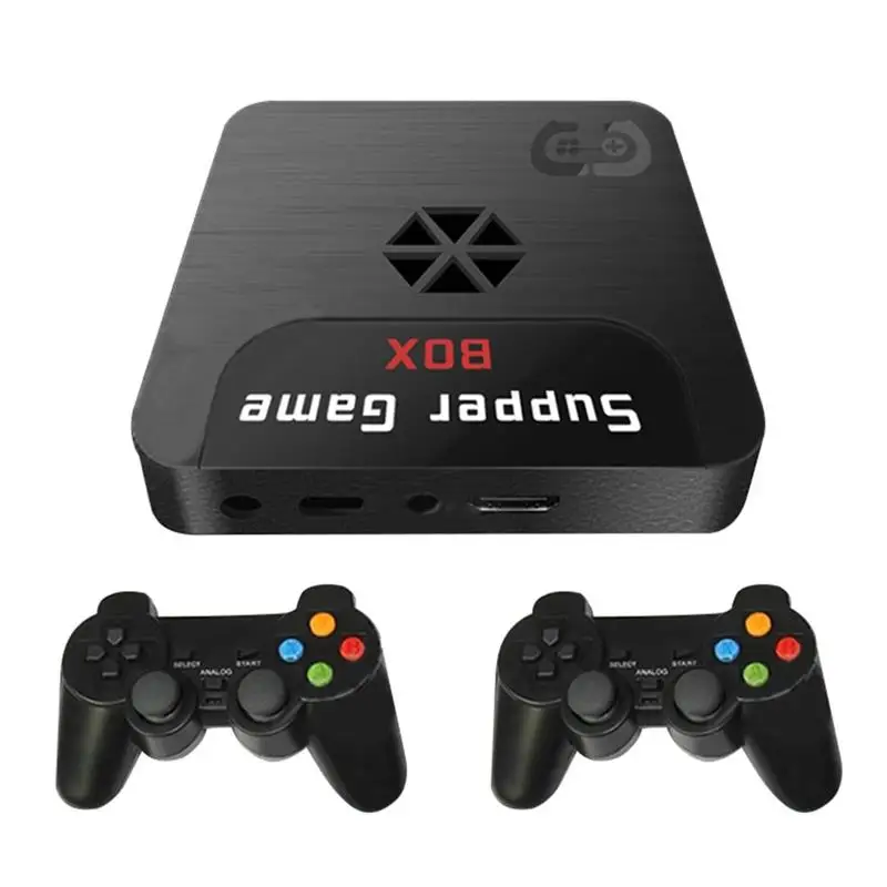 Супер Игровая приставка Wi-Fi 64 Гб 3D HD TV X5, Ретро игровой плеер для PS1/PSP/N64/DC с 9000 + играми