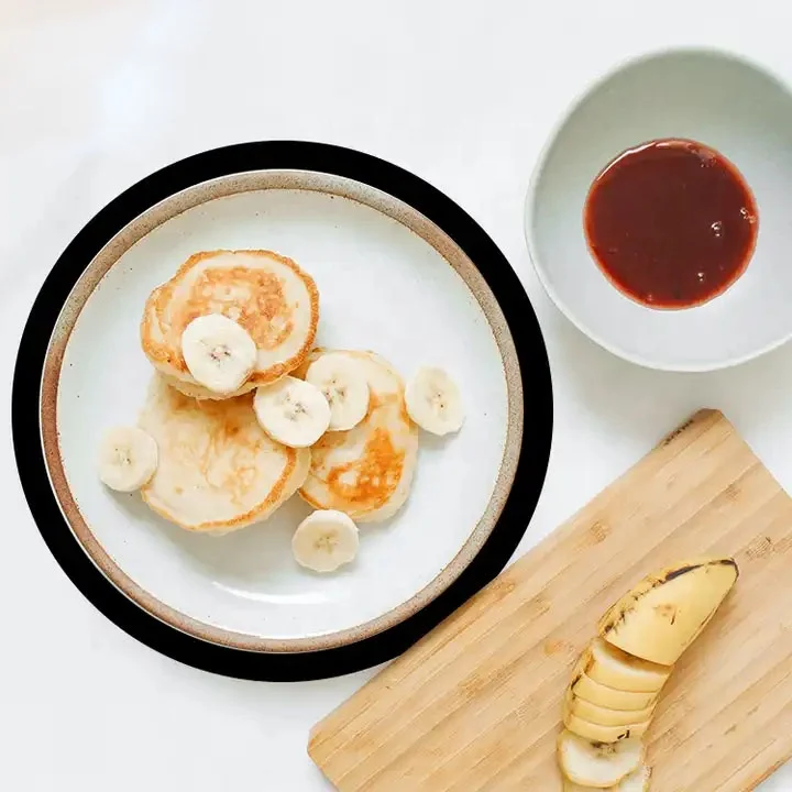 12 Inch Premium Non-stick Silicone Baking Mat Round Silicone Baking Mat circular anti-slip heat resistant table mats