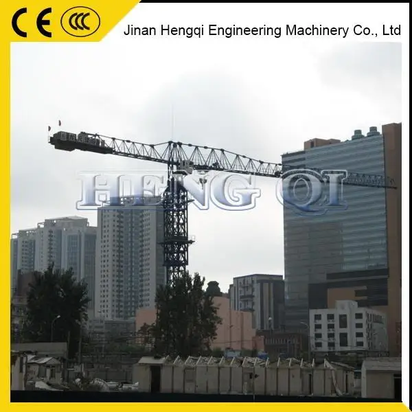 Tower crane QTZ80 lifting weight 6T brake stable and reliable performance
