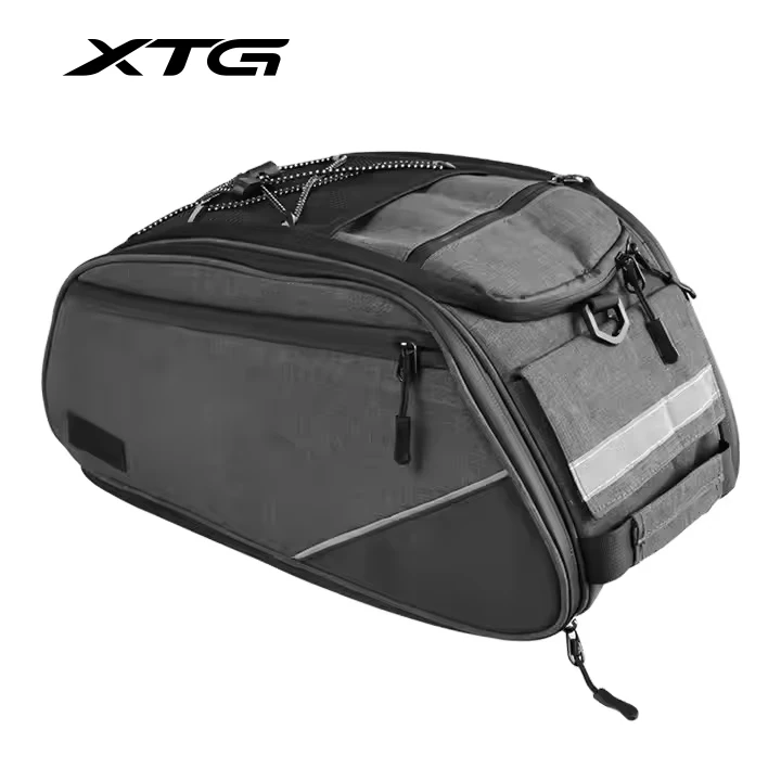 Xunting	Muti-fuction Bicycle Bag Large capacity road bicycle rear pannier bag riding satchel waterproof bike travel bag