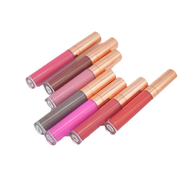 Private Label High Quality Non Toxic Wholesale Liquid Waterproof Custom Logo Liquid Lipstick Lip Glaze