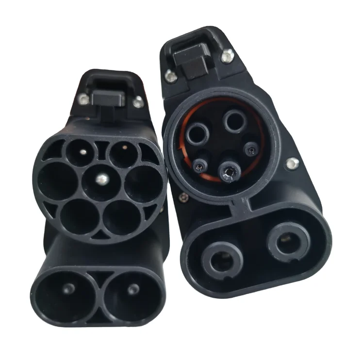Wholesale manufacture OEM electric vehicle electrical connector CCS 1/COMBO 1 to 2/COMBO 2 adapter conversion plug