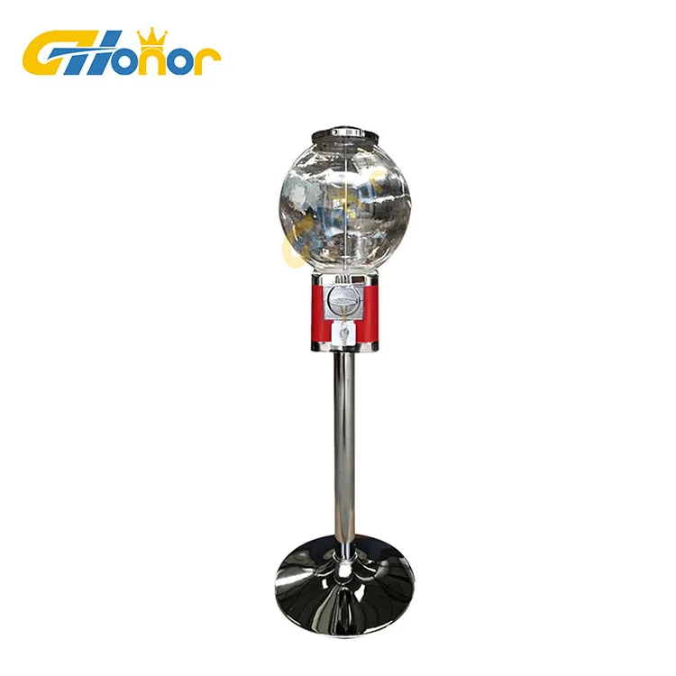 Coin operated Round Head Candy Gumball Toy Bubble Bouncy Ball Machine Gumball Machine