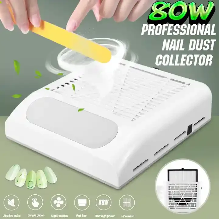 Private Label Manicure cleaner tool nail dust collector vaccum nail dust collector professional for nail salon