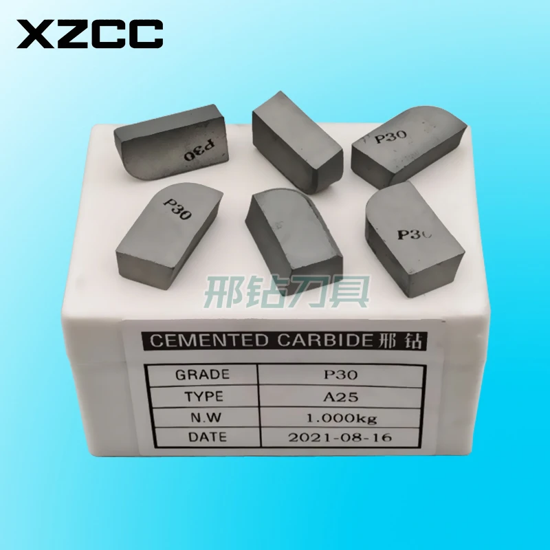 BK8 BK6 H10 B16 B20 B25 cemented carbide tip p30 carbide tips yg6 Brazed Carbide Tips lathe tungsten inserts K20 turning tools