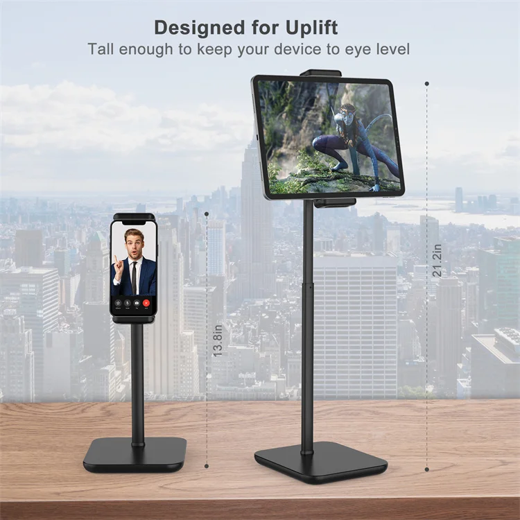 wholesale adjustable phone tablet aluminum stand holder portable tablet stand desk tablet stand