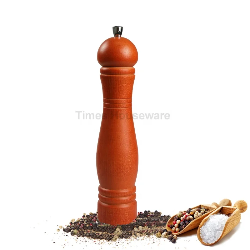 Pepper Salt Shaker Mills Wood Crushgrind