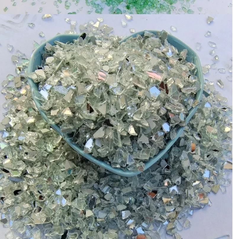 Измельченные стеклянные чипсы для очистки воды