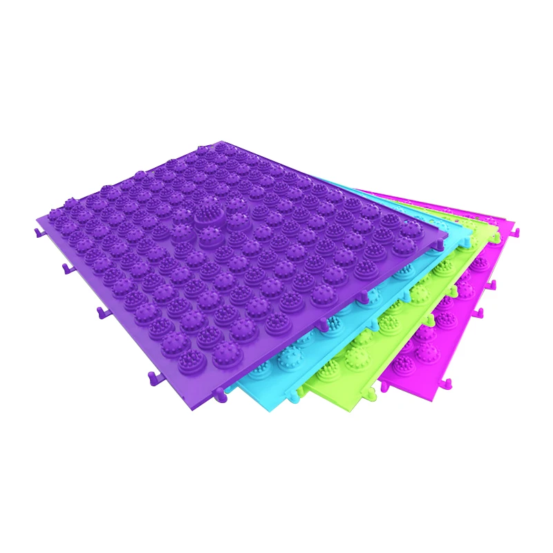 Toe Pressure Plate Mat Blood Circulation Shiatsu Reflexology Foot Massage Pad