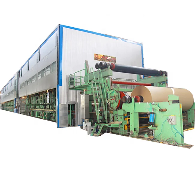 Paper Mill Capacity 100T/D Corrugated Paper Machine White Top Kraft Paper Making Machine Board Mills