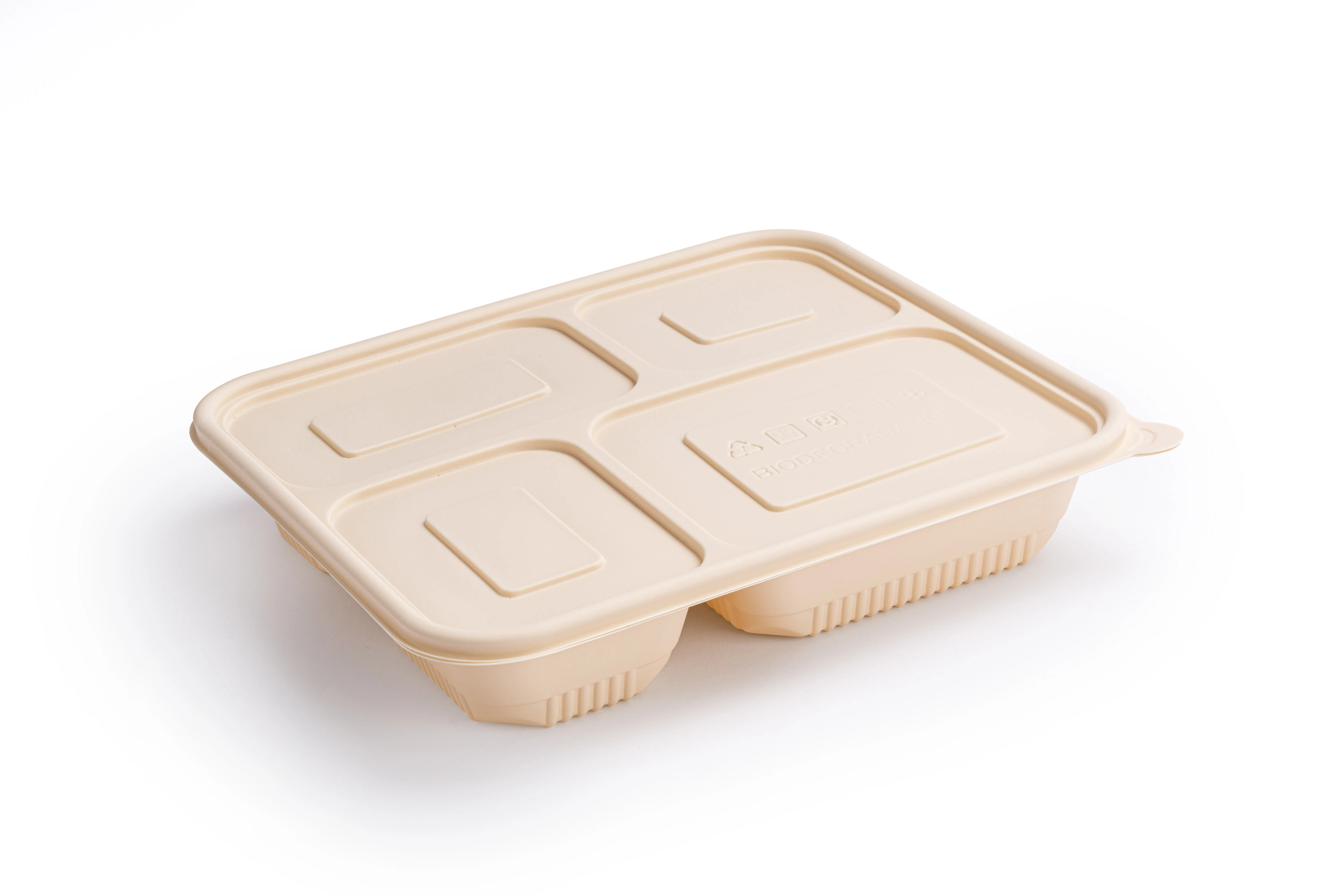 Eco-Friendly biodegradable corn pulp Take Out Food Containers Lunch Salad Meal Storage Boxes