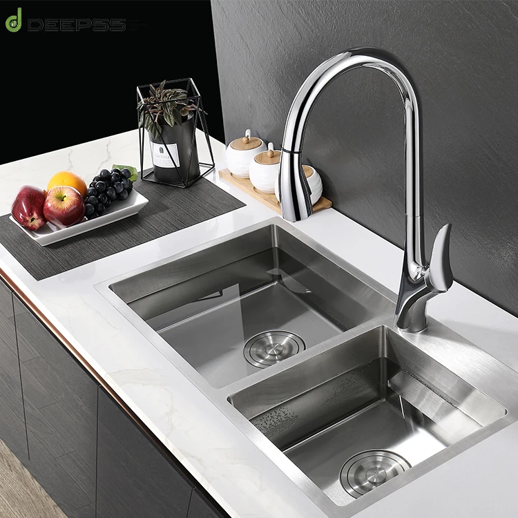 Deepss Cheap Kitchens Tap Taps Zinc Alloy Design Deck-Mounted Put Out Sink Faucet Kitchen Mixer