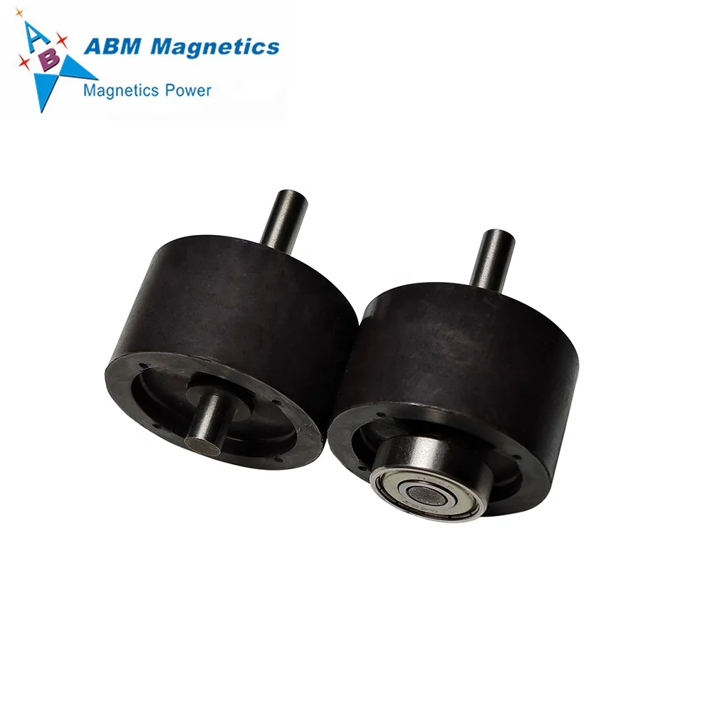 ABM neodymium injection molding magnets with epoxy coating 10 poles compression bonded NdFeB magnets