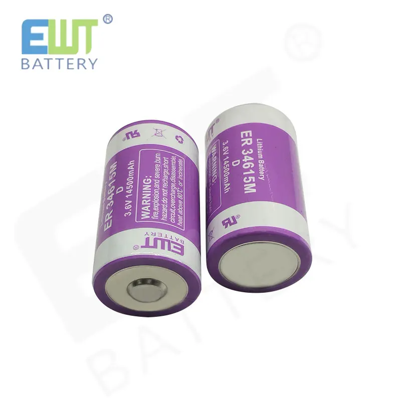 EWT Primary Lithium Battery ER341615M 3.6V 14500mAh Primary Battery for Electric Meter