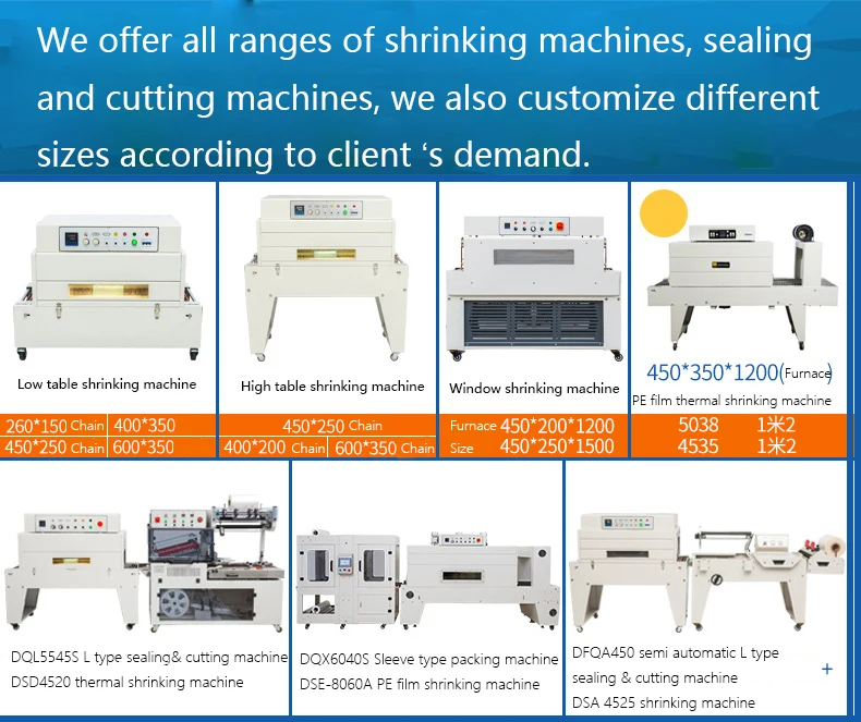 Wholesale Special Latest Factory Automatic L Type Heat Shrink Film Wrapping Machine With L Bar Sealer Shrink Heat Tunnel