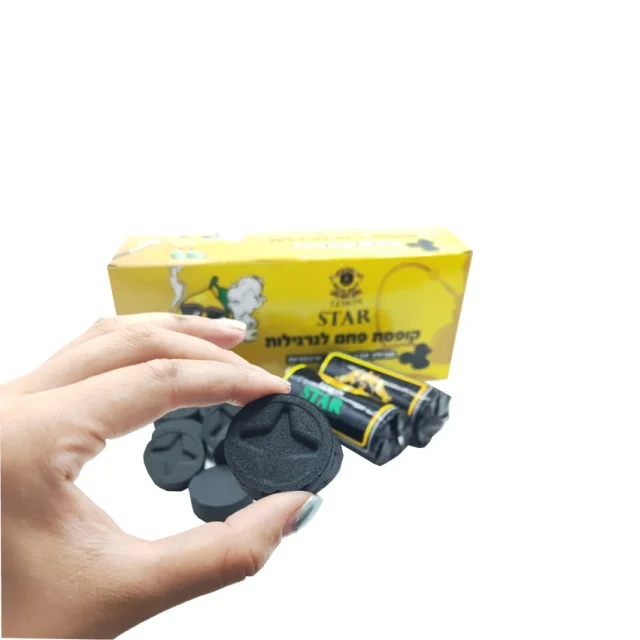 Fruit wood pure briquette coal incense coal round Arabian hookah charcoal