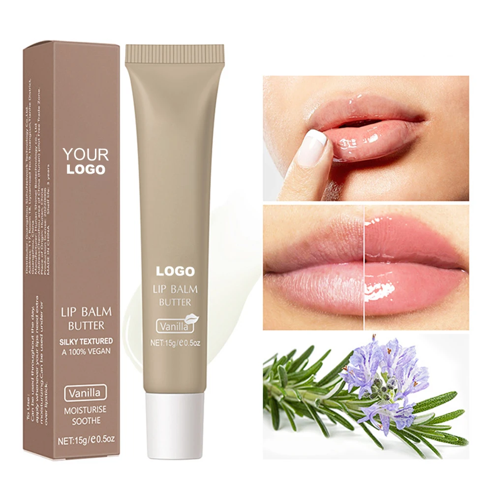 New Arrivals Lip Care Natural 15g Hot Moisturizing Shea Butter Lip Butter Balm Wholesale High Quality Vegan Lip Butter Balm