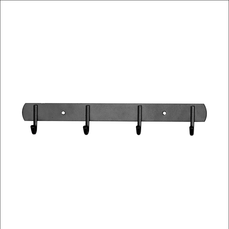 Cheap Price Bathroom Clothes Wall Hook Nordic Black Stainless Steel Towel Hanger For Kitchen Shower Room