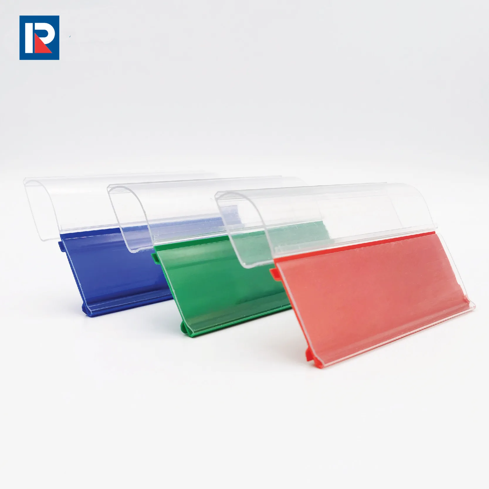 Transparent PVC Data Strip Plastic Shelf Price Tag Holder Label Holder