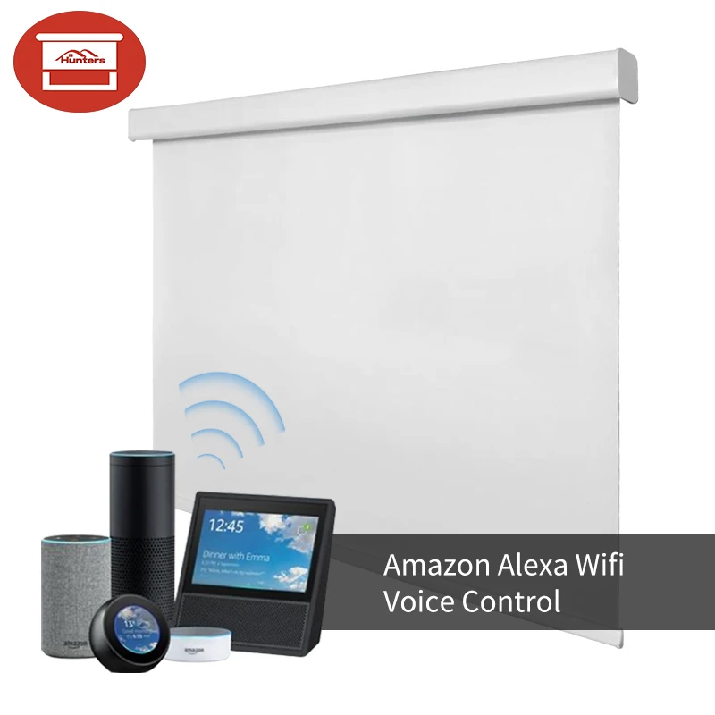Amazon Умный дом Wifi моторизованные затемняющие роликовые