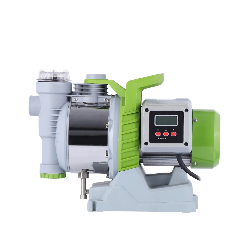 Built-In Non-Return Water Pump Electric Garden Irrigation Pump with LCD Screen