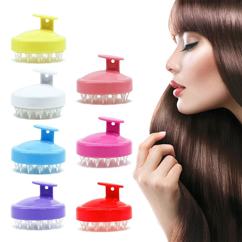 Silicone detangling hair brush, soft silicone hair scalp massager for women Men or Pet