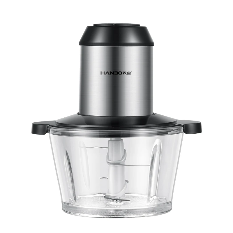 Hot sale factory price meat grinder electric chopper automatic with glass Stainless steel bowl silver crest meat grindera